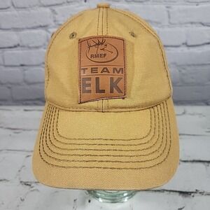 RMEF Team Elk Yellow Hat Adjustable Ball Cap